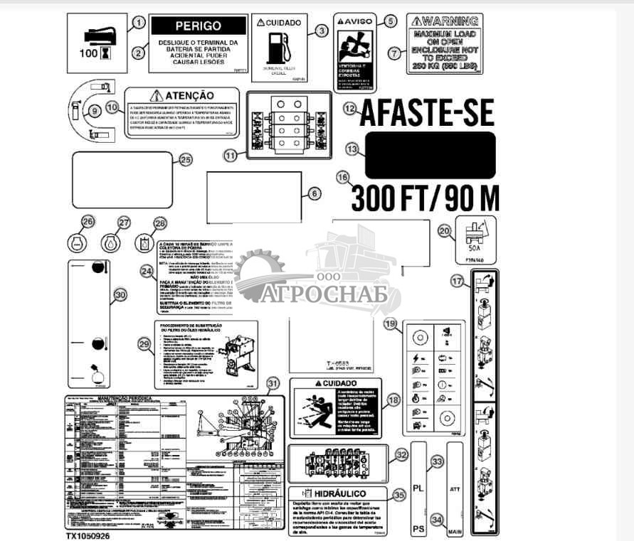 Товарные знаки и накл. (португальский) 